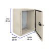 46383 - Gabinete metálico, 400 x 300 mm, VOLTECK