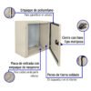 46384 - Gabinete metálico, 400 x 400 mm, VOLTECK