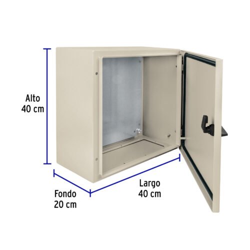 46384 - Gabinete metálico, 400 x 400 mm, VOLTECK