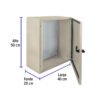 46385 - Gabinete metálico, 500 x 400 mm, VOLTECK