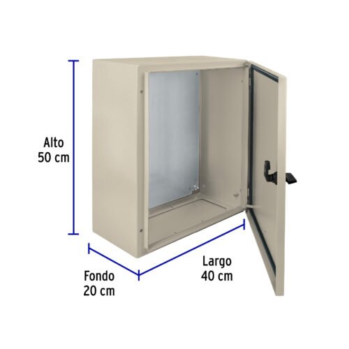 46385 - Gabinete metálico, 500 x 400 mm, VOLTECK