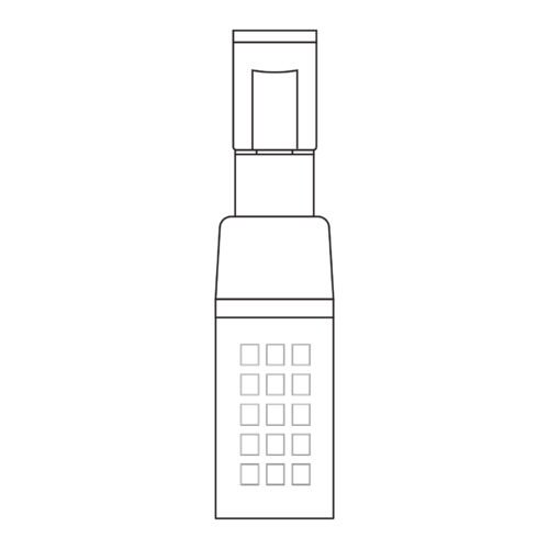 46391 - Portalámpara de porcelana para base G9, Volteck