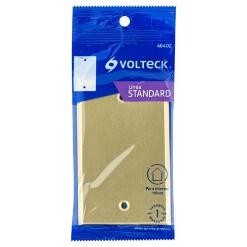 464023 46402 - Placa ciega, de aluminio, línea Standard, Volteck