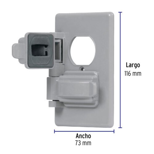 46410 - Placa dúplex de policarbonato para intemperie,línea Standard