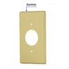 464141 46414 - Placa para contacto redondo, de aluminio, línea Standard