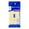 464153 46415 - Placa de ABS para interruptor vertical, Standard, marfil
