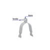 464271 46427 - Abrazadera para perfil monocanal de 2", VOLTECK
