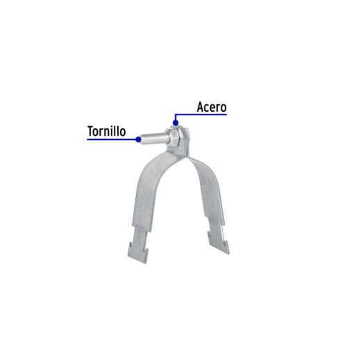 464271 46427 - Abrazadera para perfil monocanal de 2", VOLTECK