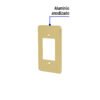 464371 46437 - Placa 3 módulos, de aluminio, línea Económica, Volteck