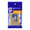 464373 46437 - Placa 3 módulos, de aluminio, línea Económica, Volteck