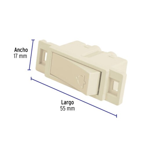 46438 - Interruptor para timbre, línea Económica, Volteck