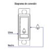 46438 - Interruptor para timbre, línea Económica, Volteck