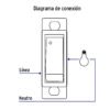 46439 - Interruptor sencillo, línea Económica, Volteck