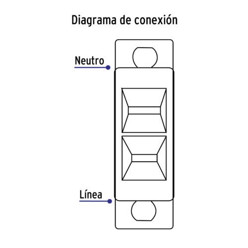 46441 - Contacto sencillo, sin tierra, línea Económica, Volteck