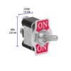 46443 - Interruptor de palanca, 3 tornillos, Volteck