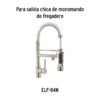 46448 - Maneral repuesto para salida chica de ELF-84, satín, Foset
