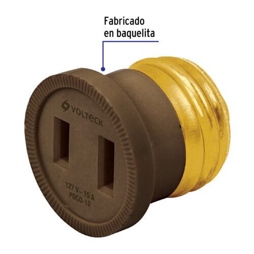 464902 46490 - Adaptador de portalámpara a contacto, Volteck