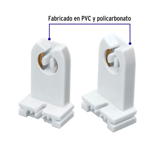 465081 46508 - Bolsa 2 pz portalámparas p/tubo LED y fluorescente, base G13