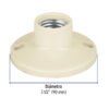 46519 - Portalámpara de baquelita, 3-1/2", Volteck