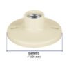465202 46520 - Portalámpara 4" de baquelita, Volteck