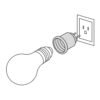 465251 46525 - Portalámpara de baquelita, con adaptador, marfil, Volteck