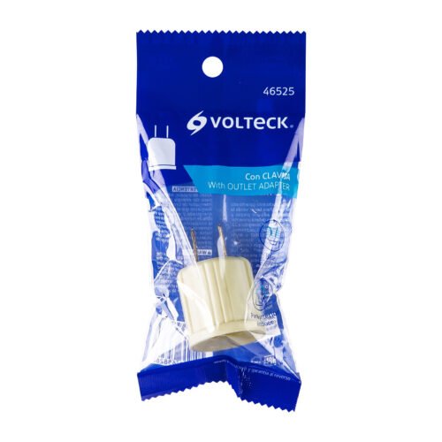 465253 46525 - Portalámpara de baquelita, con adaptador, marfil, Volteck