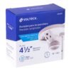 46526 - Portalámpara de porcelana, con ladrón y cadena, Volteck