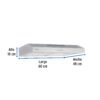 46536 - Campana extractora 60cm, empotrable, acero inoxidable, Foset