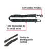 46538 - Correa de perro para cinturón de seguridad 90cm, FIERO