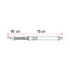 46538 - Correa de perro para cinturón de seguridad 90cm, FIERO