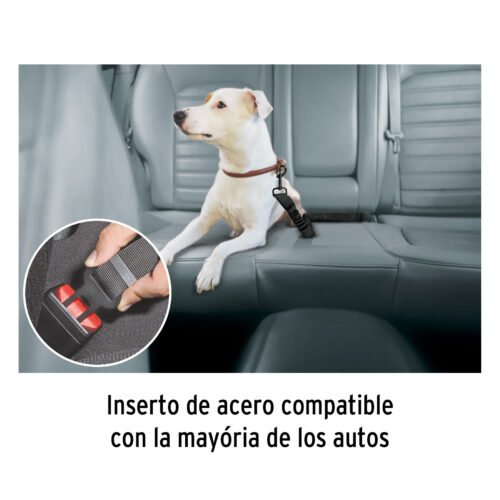 46538 - Correa de perro para cinturón de seguridad 90cm, FIERO