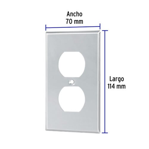 46545 - Placa de Acero Inoxidable dúplex, Línea Standard
