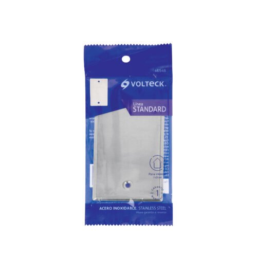 465483 46548 - Placa de Acero Inoxidable ciega, Línea Standard