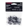 46562 - Bolsa c/50 remaches 1/8"x5/16" negros de aluminio, ala 1/4"