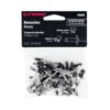 46565 - Bolsa c/50 remaches 5/32"x1/4" negros de aluminio, ala 5/16"