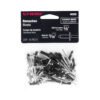 46566 - Bolsa c/50 remaches 5/32"x3/8" negros de aluminio, ala 5/16"