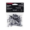 46567 - Bolsa c/50 remaches 5/32"x1/2" negros de aluminio, ala 5/16"