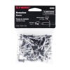 46568 - Bolsa c/50 remaches 3/16"x1/4" negros de aluminio, ala 3/8"