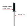 465701 46570 - Bolsa c/50 remaches 3/16"x1/2" negros de aluminio, ala 3/8"