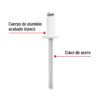 46578 - Bolsa c/50 remaches 3/16"x1/4" blancos de aluminio, ala 3/8"