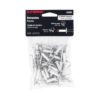 46580 - Bolsa c/50 remaches 3/16"x1/2" blancos de aluminio, ala 3/8"
