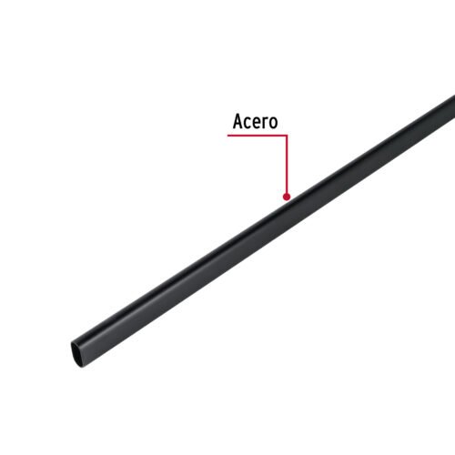 46584 - Tubo ovalado de 3.0 m negro para closet, HERMEX