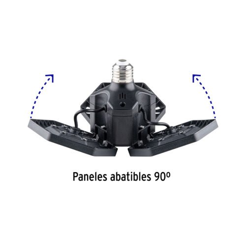 21 OCT-YENN 2023 46587 - Luminario de LED 50 W, aluminio con 3 paneles abatibles