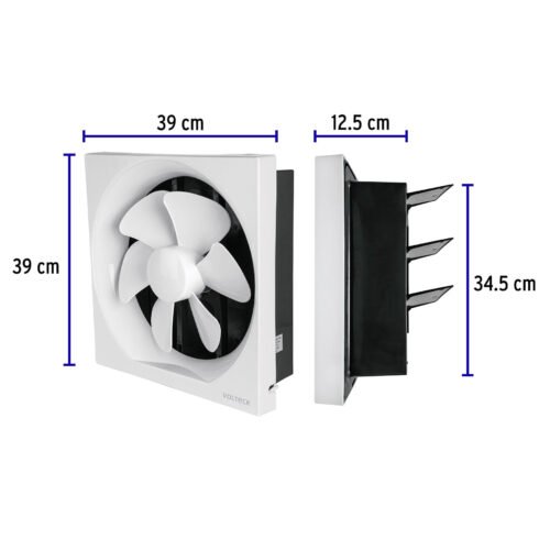 465922 46592 - Extractor de aire de 12",blanco, VOLTECK