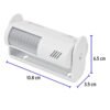 Web 46595 - Sensor de movimiento con alarma y timbre, Volteck