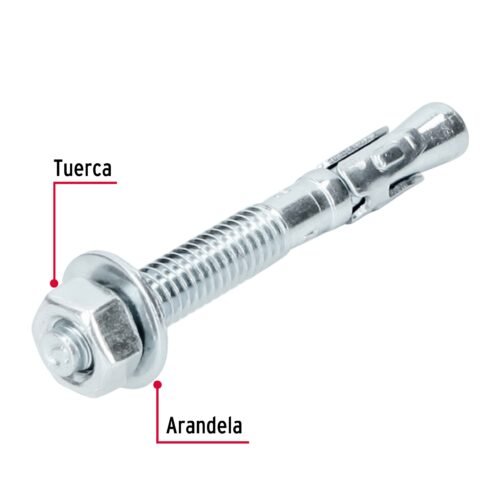 466371 46637 - Caja con 100 taquetes arpón de 5/16" x 2-3/4", FIERO