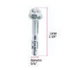 466372 46637 - Caja con 100 taquetes arpón de 5/16" x 2-3/4", FIERO