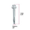 466432 46643 - Caja con 50 taquetes arpón de 3/8" x 3-3/4", FIERO