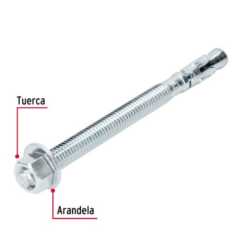 46644 - Caja con 50 taquetes arpón de 3/8" x 5", FIERO