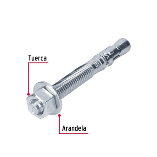 46648 - Caja con 25 taquetes arpón de 1/2" x 4-1/2", FIERO